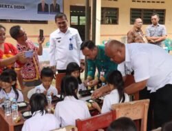 Launching Program Makan Gratis Dan Bergizi di Nias Utara