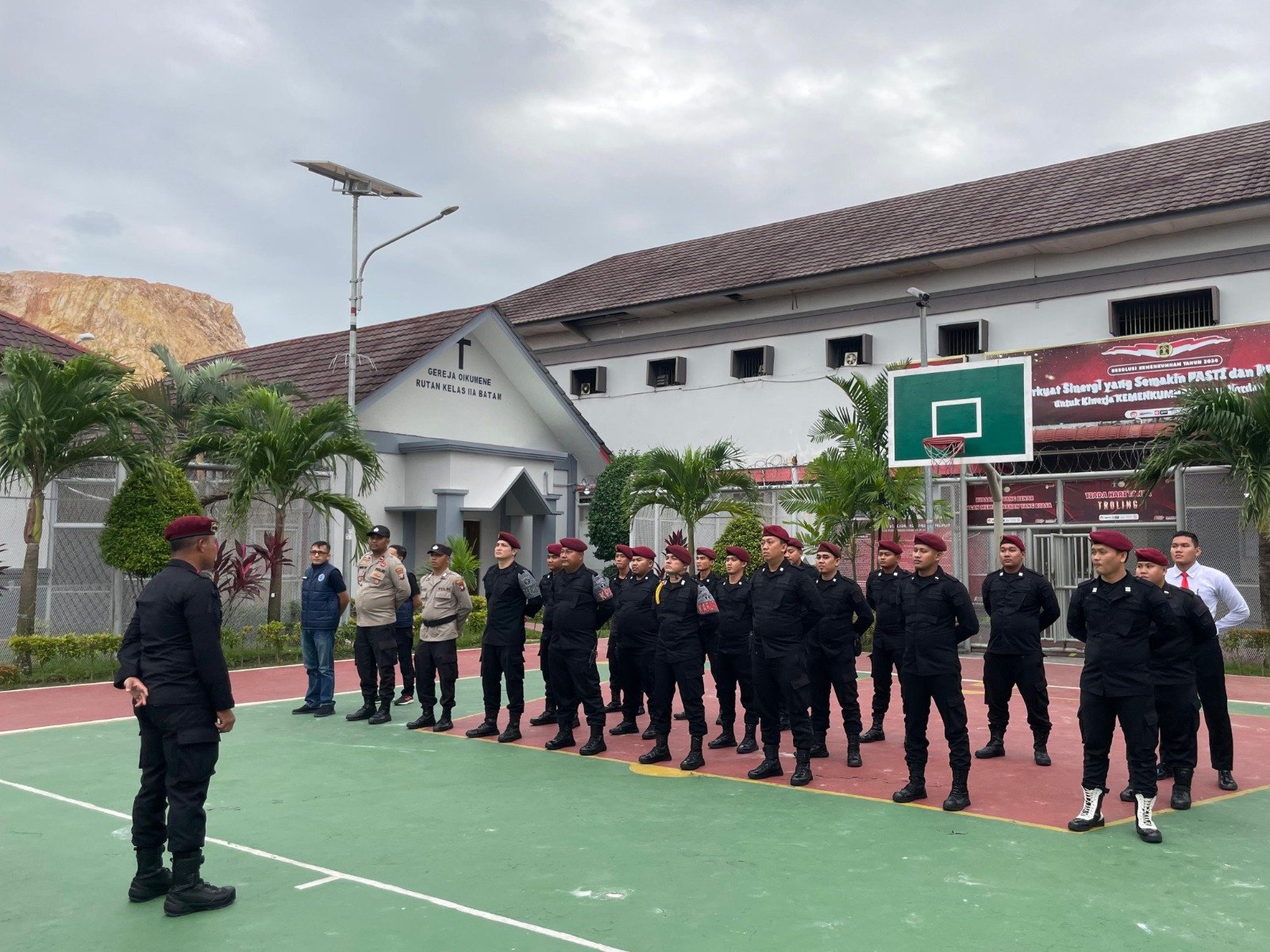 Rutan Kelas IIA Batam Bersama APH Ciptakan Lingkungan yang Aman dan Kondusif