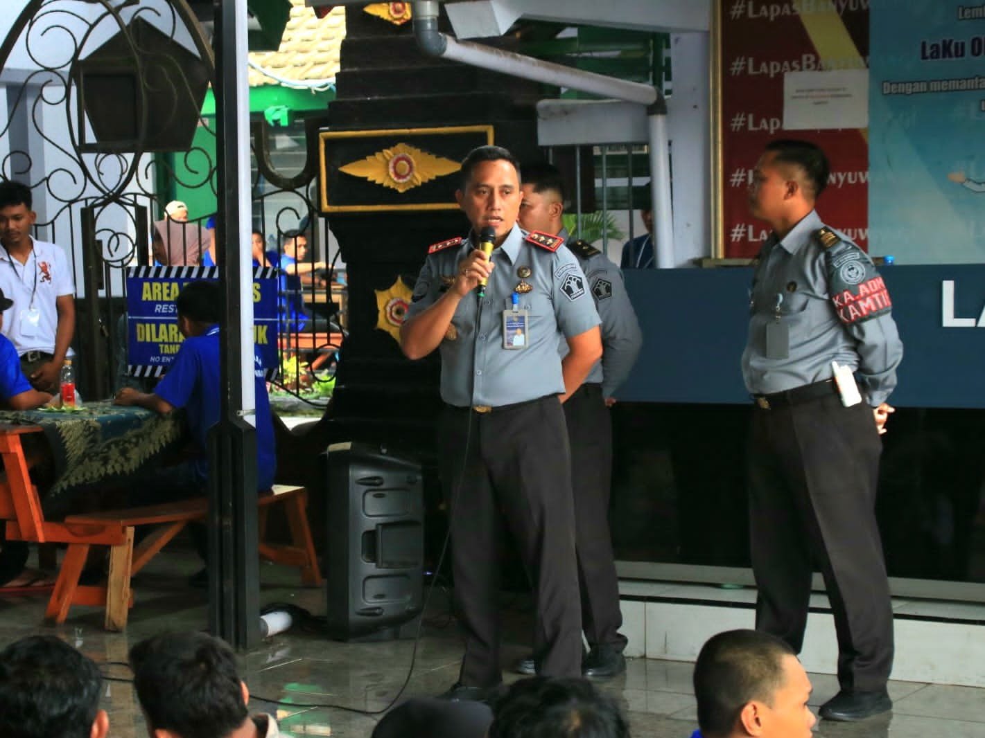 Kalapas Banyuwangi Ajak Keluarga Warga Binaan Wujudkan Lapas Banyuwangi Bebas dari Pungli