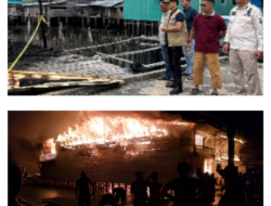 Sekda Natuna Tinjau Korban Kebakaran di Sedanau, Pos Damkar Segera Dibangun