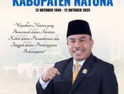 H. Mustamin Bakri Ucapkan Selamat HUT ke-26 Natuna: Ajak Warga dan Generasi Muda untuk Kemajuan Daerah