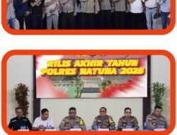 Kapolres Natuna Pimpin Release Akhir Tahun 2025, Paparkan Capaian Kamtibmas dan Program Sosial Kemasyarakatan