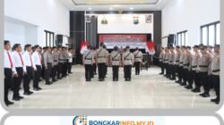 Sertijab Kasat dan Kapolsek, Polresta Banyuwangi Perkuat Kinerja Presisi