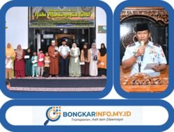 Danlanud RSA Berbagi Kepedulian, Santuni Anak Yatim pada Peringatan Isra Mi’raj di Masjid Mina Lanud RSA Natuna