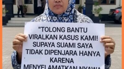 Kasus Dugaan Pembelaan Diri Berujung Kematian Terduga Pelaku Jambret, Suami Korban Menjalani Proses Hukum